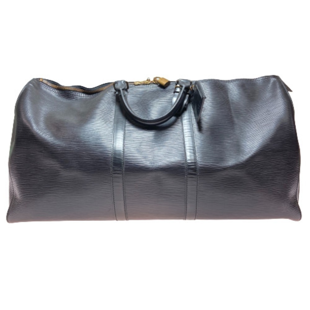 Louis Vuitton Epi Keepall Noir Black Boston Bag Travel